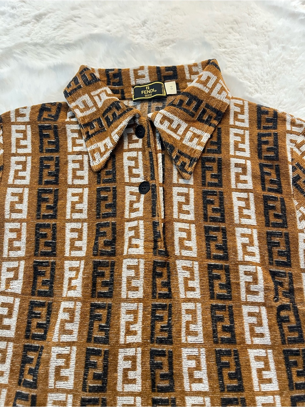 FENDI Monogram Polo Shirt (FINAL SALE) - Picture 2 of 7